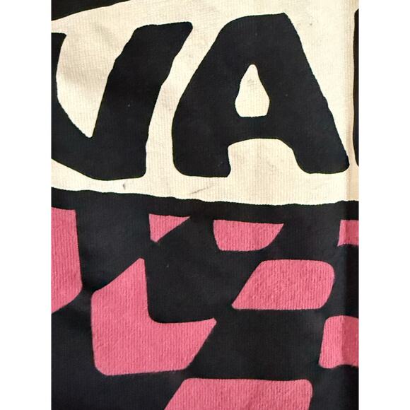 Vans Women's Pink Long Sleeve Cropped T-Shirt Size S - Picture 3 of 8